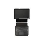 Fuchsia Galaxy Tab S9 ile Uyumlu Bluetooh Bağlantılı Savvy Keyboard Standlı Klavyeli Tablet Kılıfı