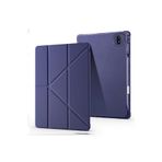 Fuchsia Honor Pad Gt Pro ile Uyumlu Kalem Bölmeli Uyku Modlu Standlı Trifolding Tablet Kılıfı - Lacivert