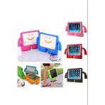 Fuchsia İpad 10.2" 2021 (9.Nesil) İle Uyumlu Koko Eğlenceli Karakterli Standlı Çocuk Tablet Kılıfı