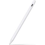 Fuchsia iPad 10.9 10. ve 11. Nesil ile Uyumlu Avuç Içi Reddetmeli Dokunmatik Özel Çizim ve Yazı Kalemi - Beyaz - Tablet Kalemi