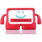 Fuchsia iPad 10,9" 10. Nesil ile Uyumlu kOkO Eğlenceli Karakterli Standlı Çocuk Tablet Kılıfı - Kırmızı