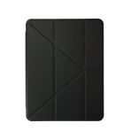 Fuchsia İpad Air 11 (2024-2025) İle Uyumlu Renkli Karbon Trifolding Kalem Bölmeli Tablet Kılıfı