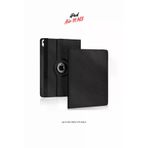 Fuchsia iPad Air 11 M3 2025 Uyumlu 360° Yatay Dikey Dönebilen Deri Tablet Kılıfı Pembe