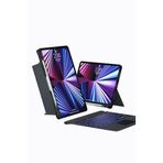 Fuchsia iPad Air 13 M3 2025 Uyumlu Touch Pad Bluetooth Klavyeli Standlı Mıknatıslı Tablet Kılıfı