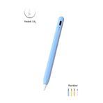 Fuchsia İpad Air Ve Pro Uyumlu Eğime Duyarlı Avuç İçi Reddetmeli Aktif Dokunmatik Tablet Kalemi