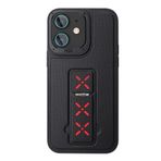Fuchsia İphone 11 İle Uyumlu Hbc-248 Lima Standlı Siyah Kapak