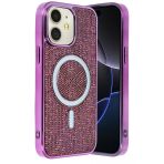 Fuchsia İphone 11 İle Uyumlu Helen Kablosuz Şarj Özellikli Derin Mor Kapak