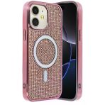 Fuchsia İphone 11 İle Uyumlu Helen Kablosuz Şarj Özellikli Pembe Kapak
