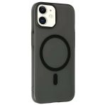 Fuchsia İphone 12 İle Uyumlu Tuna Pc Slim Kablosuz Şarj Özellikli Siyah Kapak