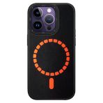 Fuchsia İphone 13 Pro İle Uyumlu Kılıf Hbc-156 Forum Magneticsafe Siyah Kapak