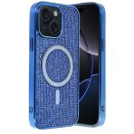 Fuchsia İphone 14 İle Uyumlu Lacivert Helen Kablosuz Şarj Özellikli Kapak