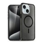 Fuchsia İphone 14 İle Uyumlu Star Siyah Kablosuz Şarj Özellikli Kapak