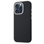 Fuchsia İphone 14 Pro İle Uyumlu Hbc-263 Monaco Siyah Kapak