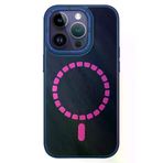 Fuchsia iPhone 14 Pro Kılıf HBC-156 Forum Magneticsafe Kapak - Lacivert