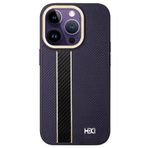 Fuchsia iPhone 14 Pro Kılıf HBC-163 Times Kapak - Derin Mor