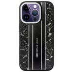 Fuchsia iPhone 14 Pro Kılıf HBC-188 Astra Kapak - Siyah