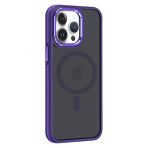 Fuchsia İphone 14 Pro Max İle Uyumlu Winner Derin Mor Kablosuz Şarj Özellikli Kapak