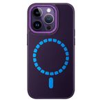 Fuchsia iPhone 14 Pro Max Kılıf HBC-156 Forum Magneticsafe Kapak - Derin Mor