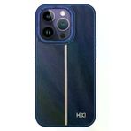 Fuchsia İphone 14 Pro Max Uyumlu Hbc-155 Lizbon Lacivert Kılıf