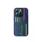 Fuchsia İphone 14 Pro Max Uyumlu Hbc-221 Roma Lacivert Kılıf