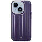 Fuchsia İphone 15 İle Uyumlu Kılıf Hbc-190 Kolaj Derin Mor Kapak