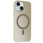 Fuchsia İphone 15 İle Uyumlu Plus Tuna Titan Gri Pc Slim Kablosuz Şarj Özellikli Kapak