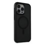 Fuchsia İphone 15 Pro İle Uyumlu Toras Airbag Siyah Kablosuz Şarj Özellikli Kapak