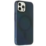 Fuchsia İphone 15 Pro İle Uyumlu Tuna Lacivert Pc Slim Kablosuz Şarj Özellikli Kapak