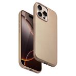 Fuchsia İphone 15 Pro Max İle Uyumlu Hbc-242 Dividing Çöl Titanyum Kablosuz Şarj Özellikli Kapak