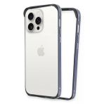 Fuchsia İphone 15 Pro Max İle Uyumlu Land Bumper Lacivert Koruma Kapak