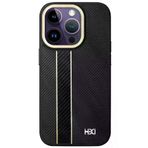 Fuchsia iPhone 15 Pro Max Kılıf HBC-163 Times Kapak - Siyah