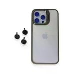 Fuchsia iPhone 15 Pro Max Kılıf Roblox Lens Standlı Kapak - Titan Gri