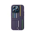 Fuchsia İphone 15 Pro Max Uyumlu Hbc-221 Roma Derin Mor Kılıf
