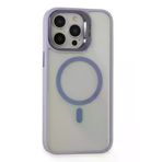 Fuchsia İphone 15 Pro Max Uyumlu Roblox Lens Lila Kablosuz Şarj Özellikli Standlı Kılıf