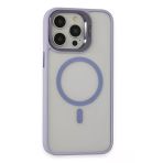 Fuchsia İphone 15 Pro Uyumlu Kılıf Roblox Lens Lila Kablosuz Şarj Özellikli Standlı Kılıf