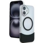 Fuchsia İphone 16 İle Uyumlu Velar Siyah Kablosuz Şarj Özellikli Kapak