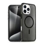 Fuchsia İphone 16 Pro İle Uyumlu Star Siyah Kablosuz Şarj Özellikli Kapak