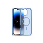 Fuchsia İphone 16 Pro Max İle Uyumlu Jota Açık Mavi Kablosuz Şarj Özellikli Kapak