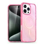 Fuchsia İphone 16 Pro Max Uyumlu Star Pembe Kablosuz Şarj Özellikli Kapak