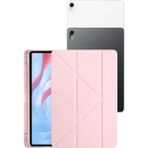 Fuchsia Matepad Air 11.5 inç Uyumlu Kalemlikli 360 Tam Koruma Sağlayan Rose Gold Tablet Kılıfı