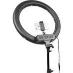 Fuchsia Newface Rl-21 Selfie Işığı Tripodlu Kumandalı, Çantalı, 3 Telefon Tutuculu, Hassas Ayarlı Ring Light - Siyah