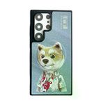 Fuchsia Samsung Galaxy S24 Ultra İle Uyumlu Fun Kablosuz Şarj Özellikli Kapak - Titan Gri