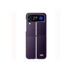 Fuchsia Samsung Galaxy Z Flip 4 Kılıf HBC-155 Lizbon Kapak - Derin Mor