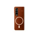Fuchsia Samsung Galaxy Z Fold 3 İle Uyumlu Kılıf Hbc-156 Forum Magneticsafe Kapak - Kahverengi
