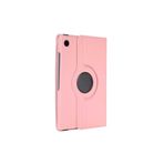 Fuchsia SM-X200 2021 Galaxy Tab A8 10.5 Uyumlu Dönebilen Standlı Pembe Tablet Kılıfı