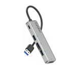 Fuchsia USB 3.0 Portlu Type-C Hub Çoklayıcı Adapter