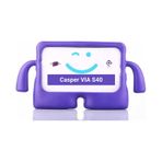 Fuchsia Via S40 10.4 inç Uyumlu iBuy Standlı Eğlenceli Çocuk Ruhlu Mor Tablet Kılıfı
