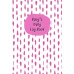 Fuchsia & White: Baby daily log book for newborns or Toddler, Schedule for tracking daily care routine activity, Feeding Food, Sleep/ Naps, Diaper ... Undated Calendar, 120 pages, Size 6” x 9”.