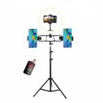 Fuchsia Youtuber Dc-36 Işıklı Ring Light Tripod Telefon Tutucu