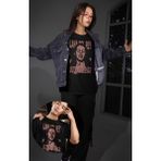 Fuddy Moda Lana Del Rey Ultraviolence Baskılı Erkek-Kadın T-Shirt - Siyah - 3XL